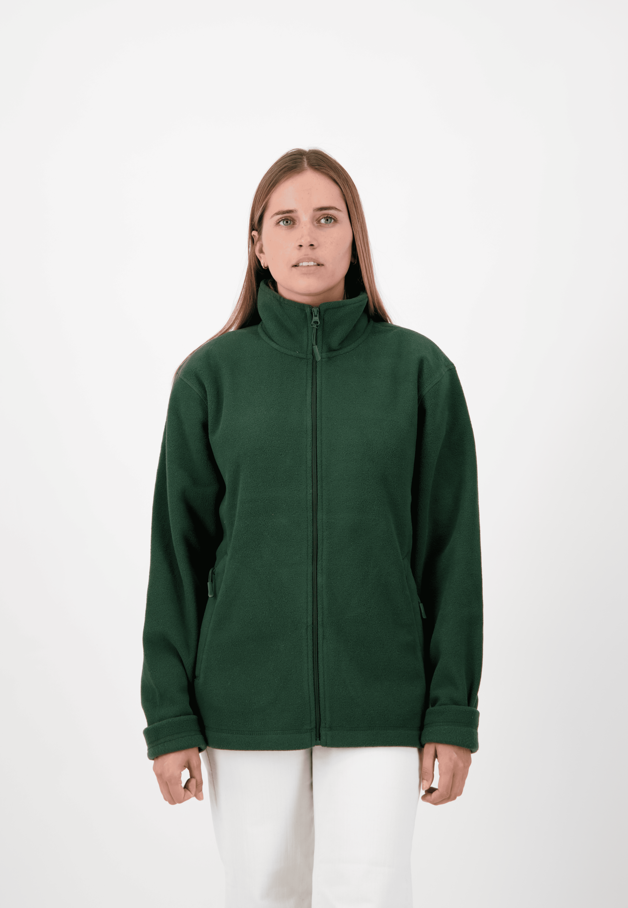 Polaire zippée recyclée