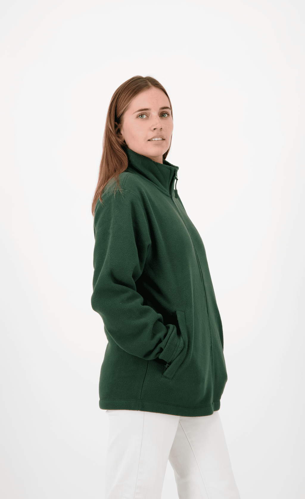 Polaire zippée recyclée