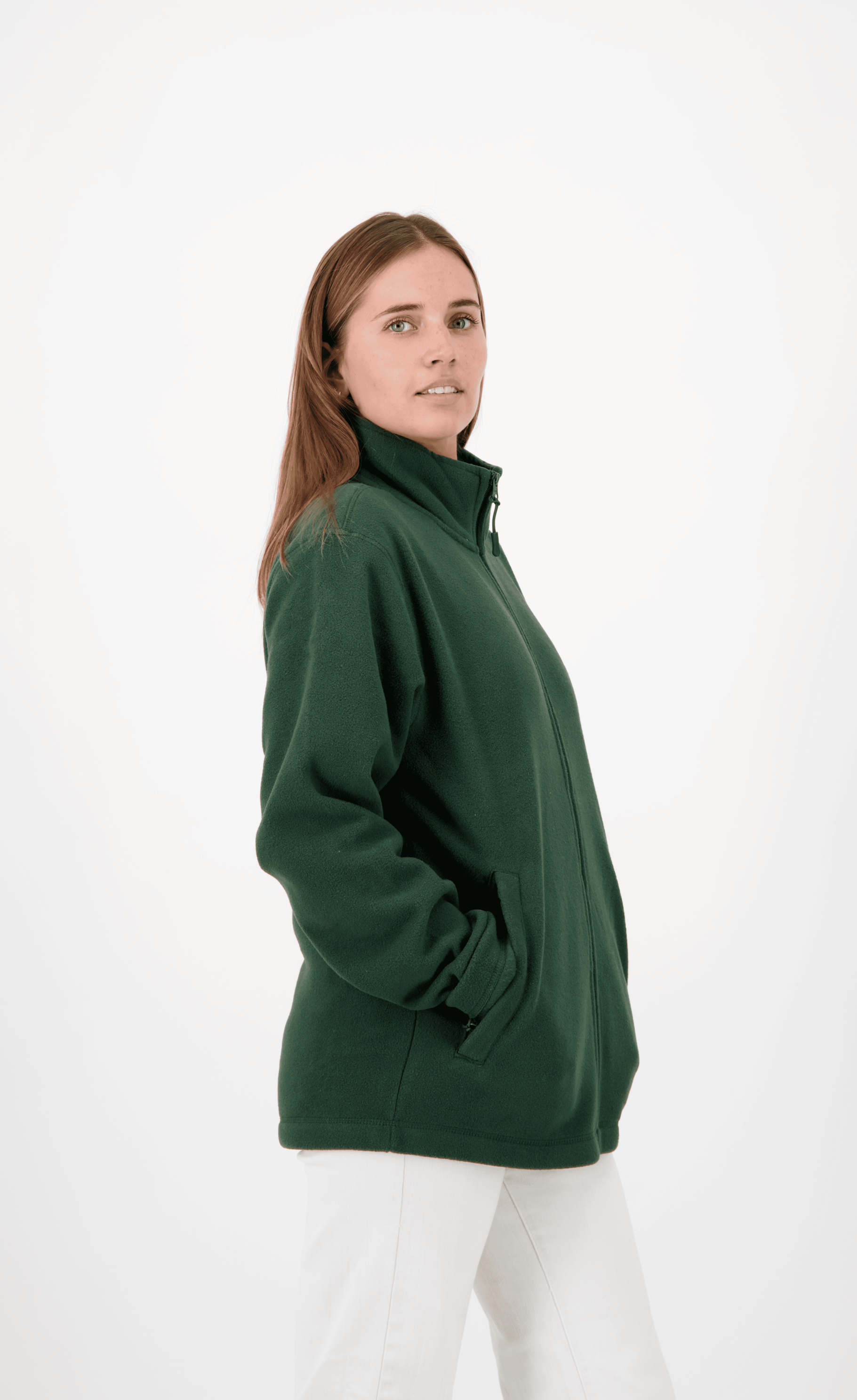 Polaire zippée recyclée