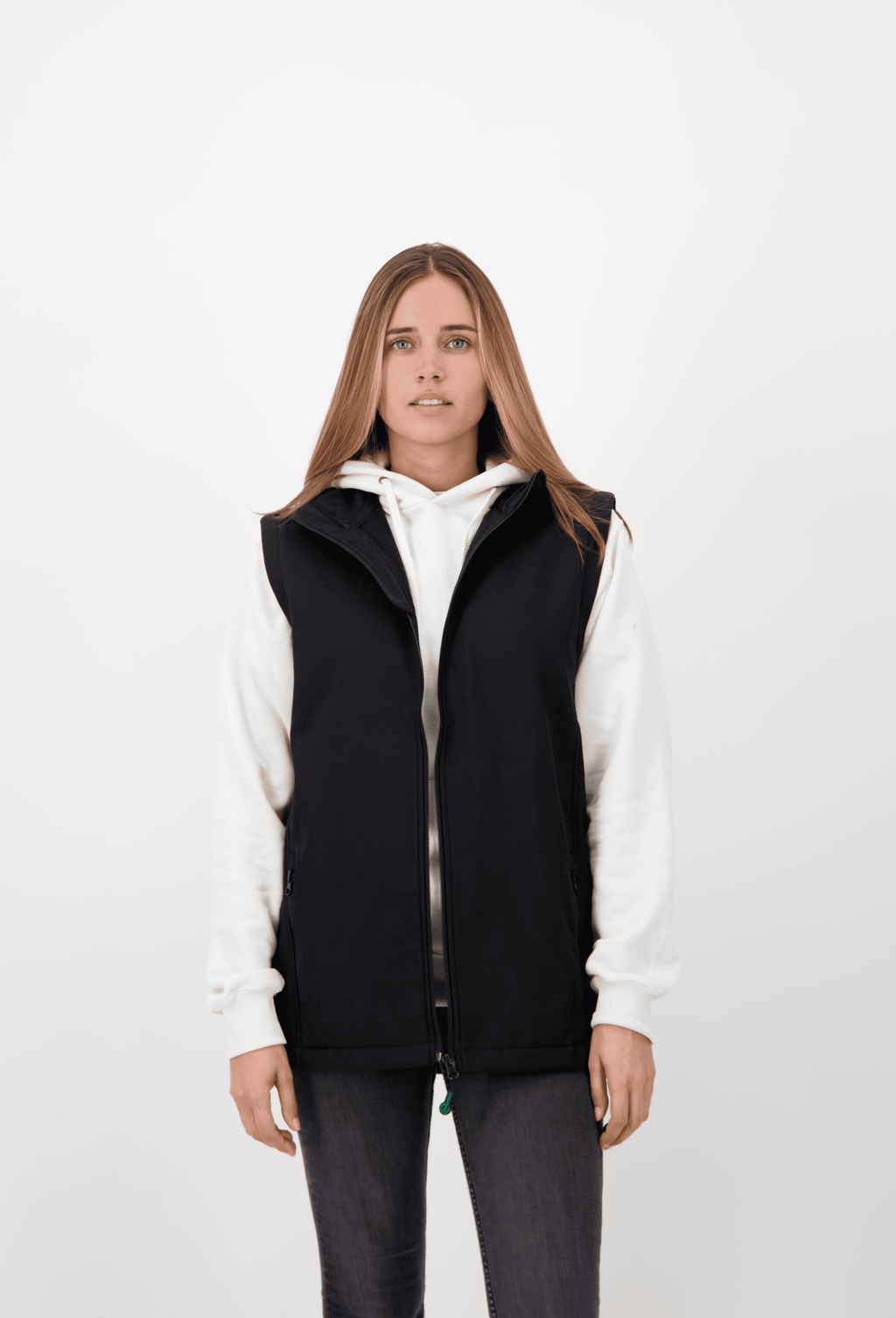 Softshell sans manches recyclée
